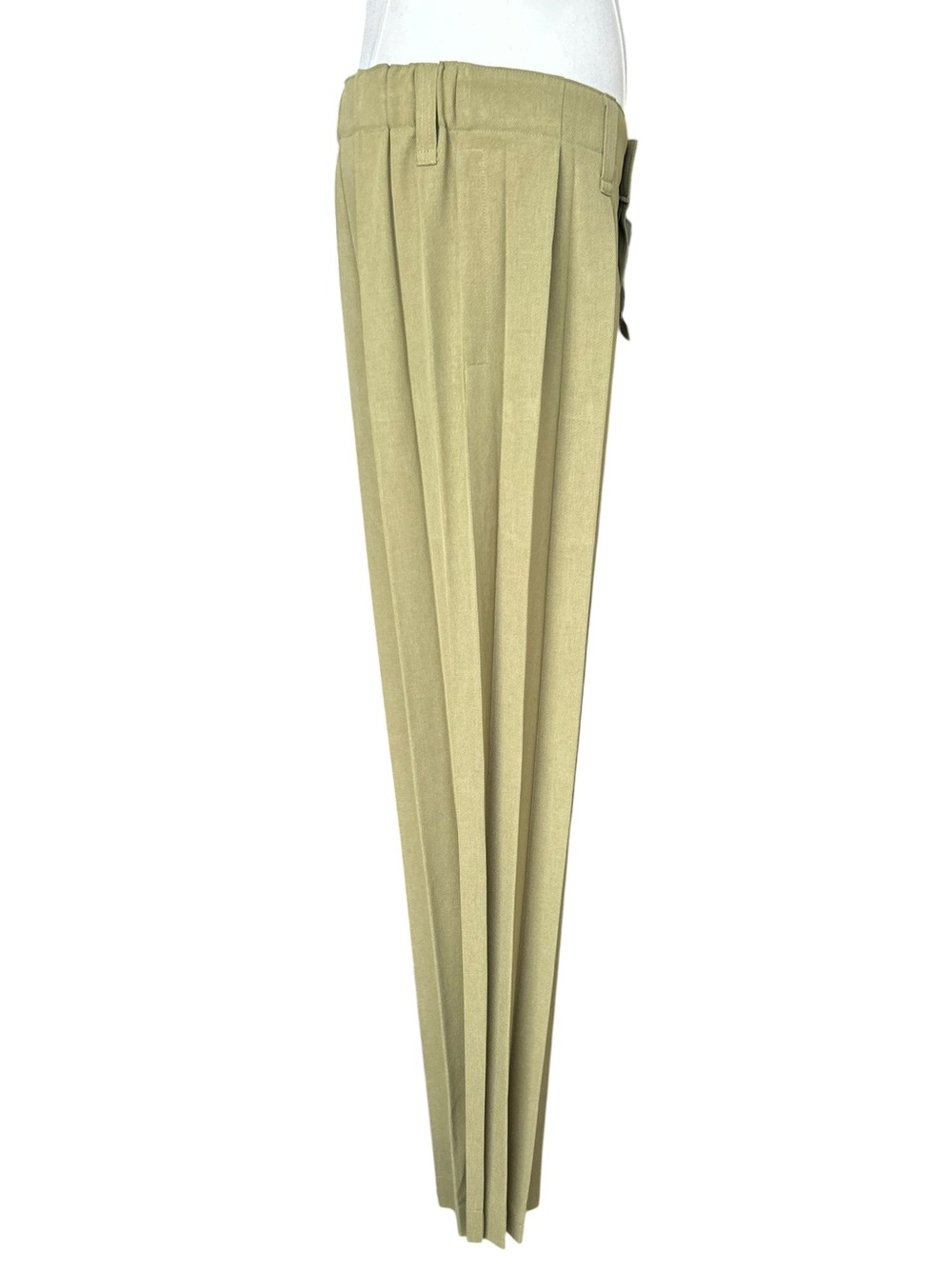 Men Homme Issey Miyake Green Khaki Edge Ensemble Trousers Size 3 - Picture 9 of 16